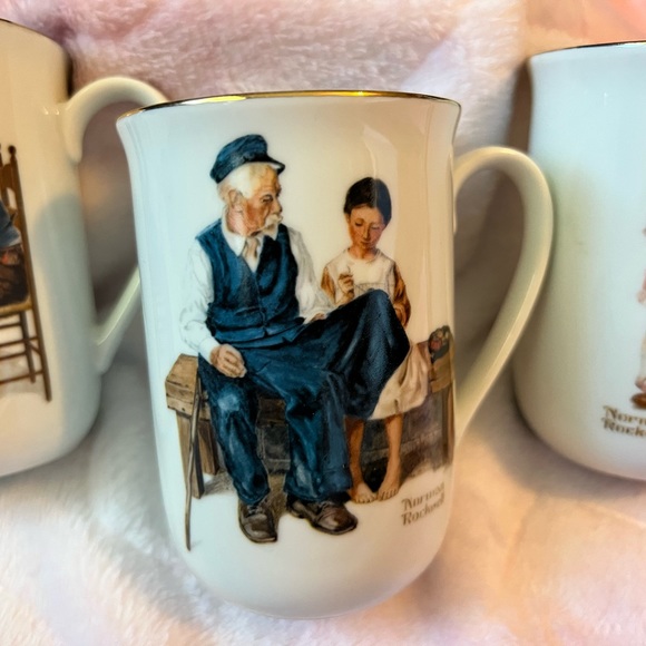 πHost PickπNEW & UNUSED Vintage Normal Rockwell Cups - Picture 5 of 9
